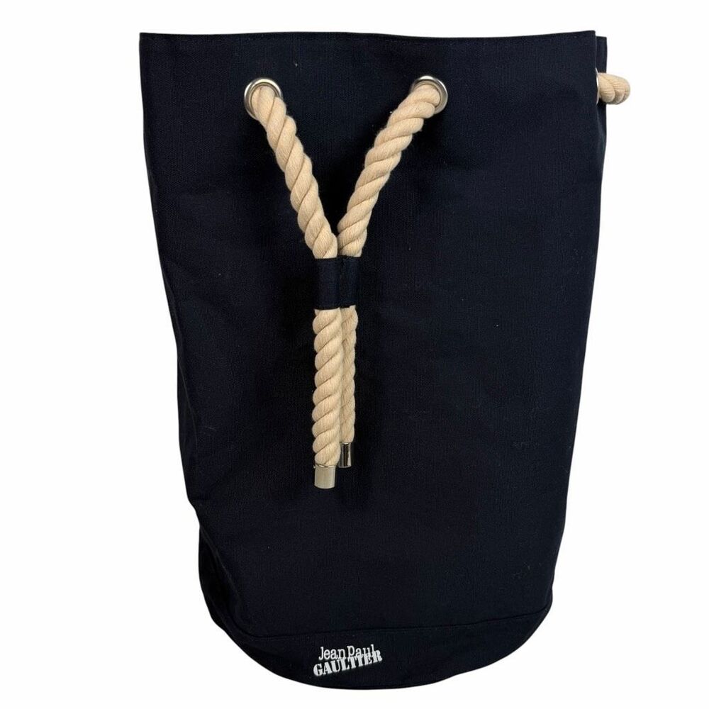 Jean Paul Gaultier Nautical Rope Backpack Weekend Bag